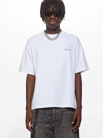 Young Poets Shirt 'Ricko' in White: front