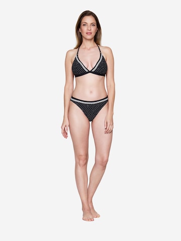 JOOP! Triangle Bikini top ' Polka Dots ' in Black