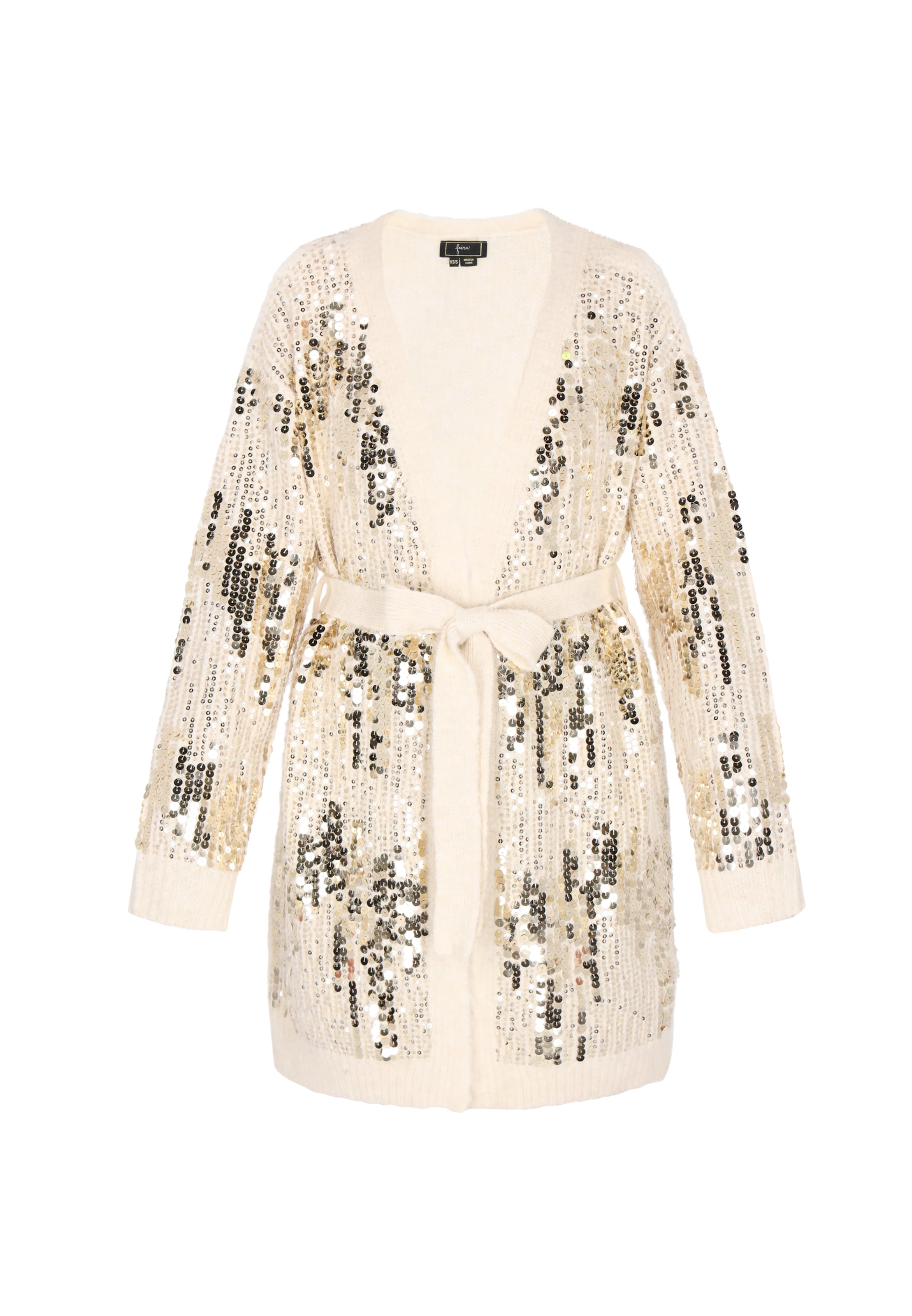 faina - Cárdigan en blanco: frente