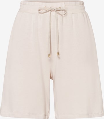 Hanro Loosefit Shorts ' Summer Knits ' in Beige: predná strana