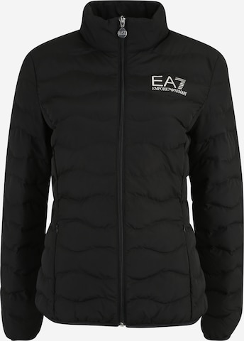 EA7 Emporio Armani - Chaqueta de entretiempo en negro: frente