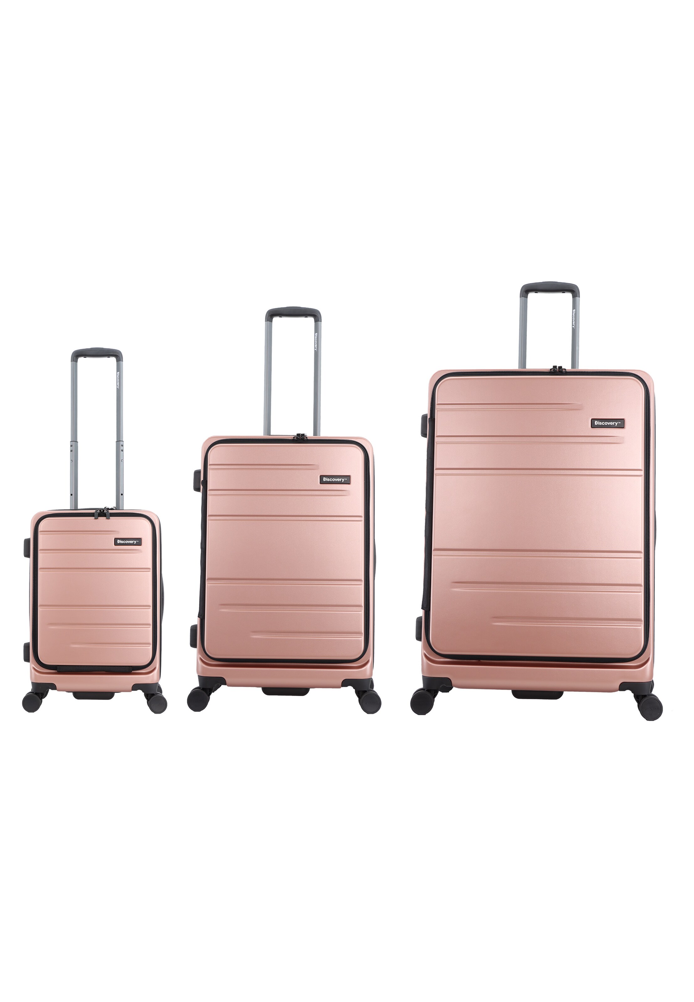 Discovery Suitcase Set 'Patrol' in Pink: front