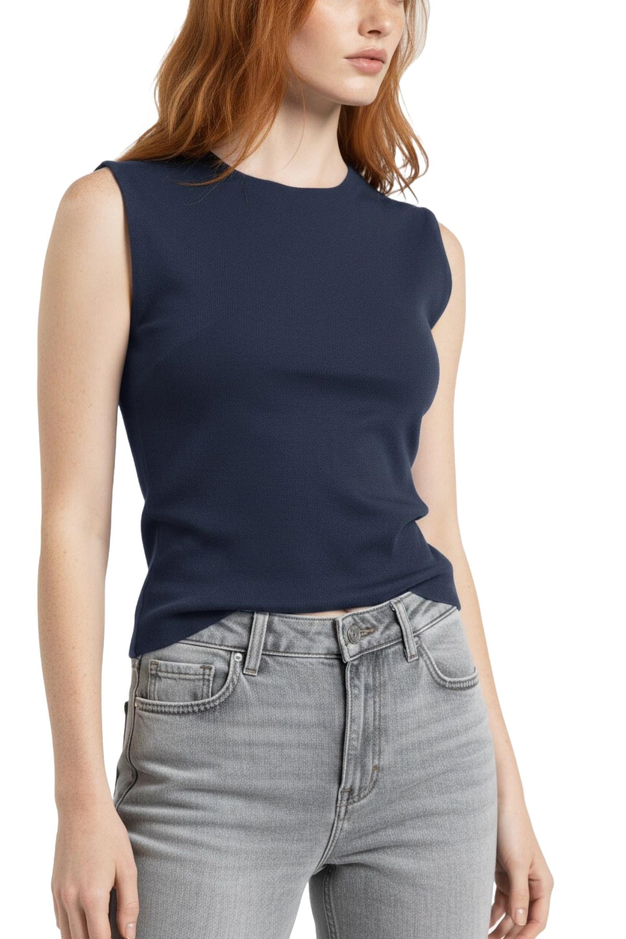 Alexa Dash Bluse in Blau