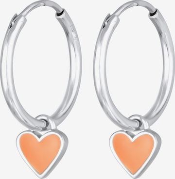 ELLI Earrings 'Herz' in Silver: front