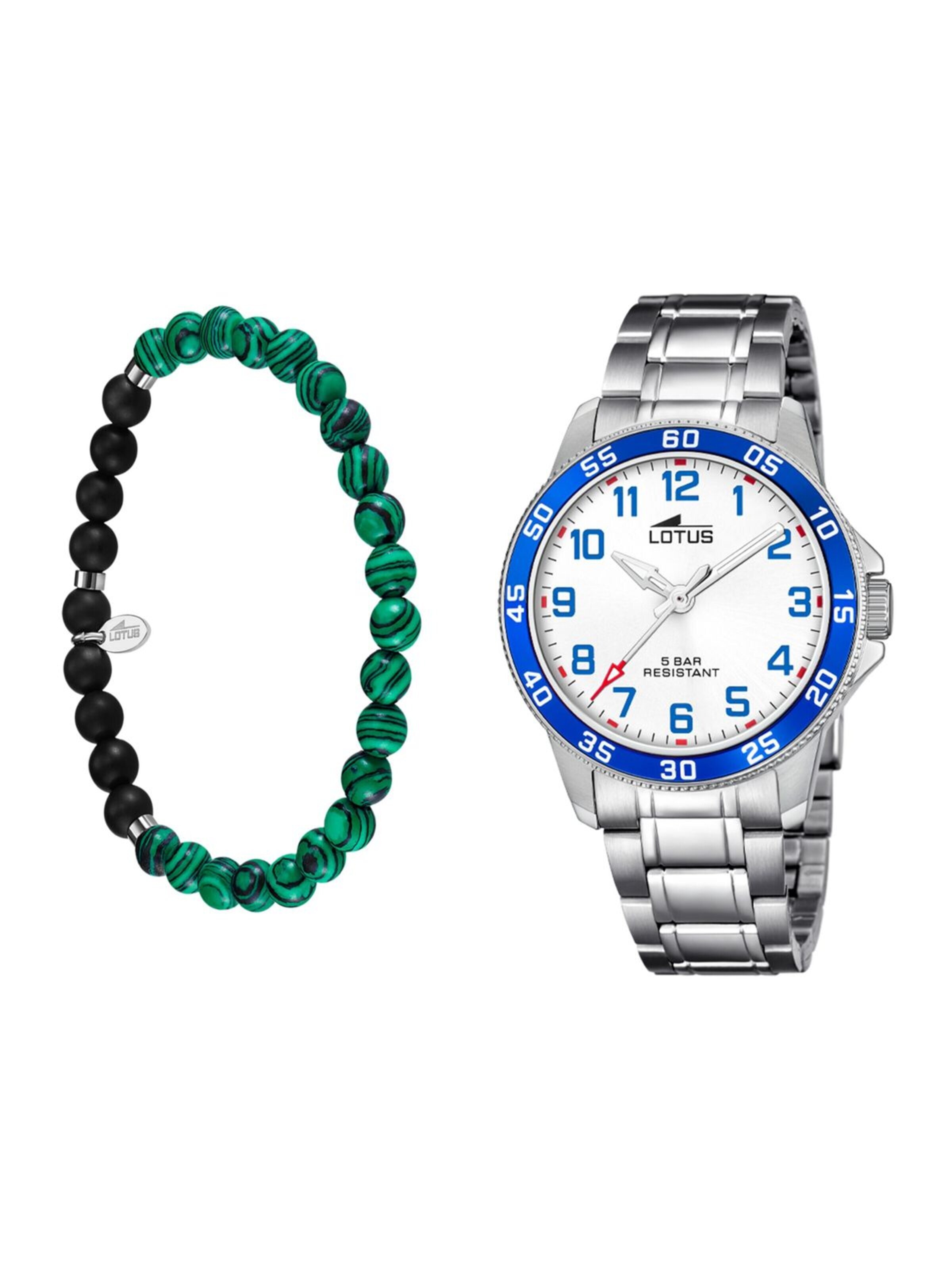 Lotus Analoog horloge in Wit