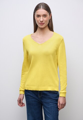 STREET ONE Sweater in Yellow: front