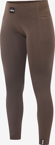 Sous-vêtements de sport Eivy en marron : devant