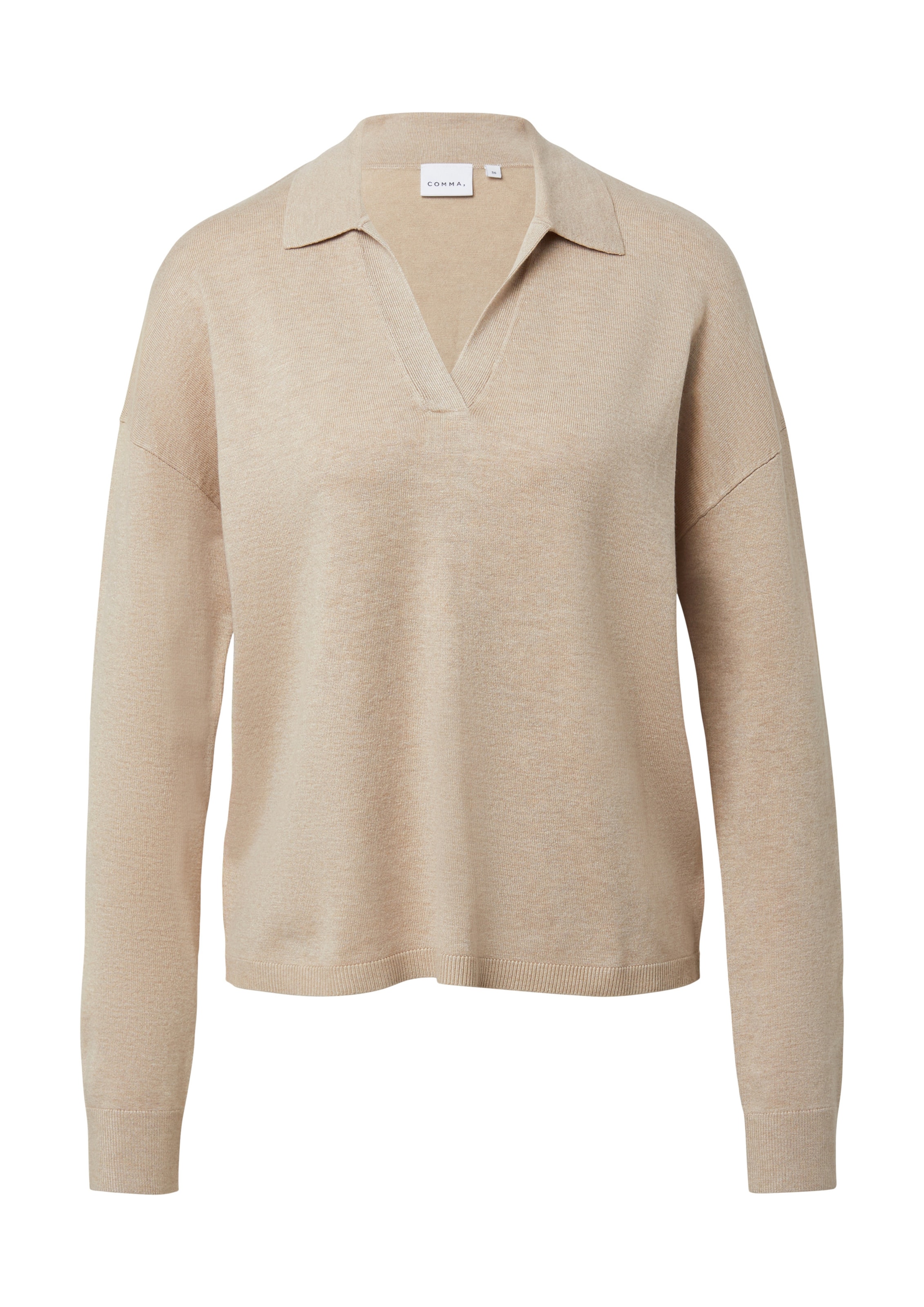 COMMA Sweater in Beige: front