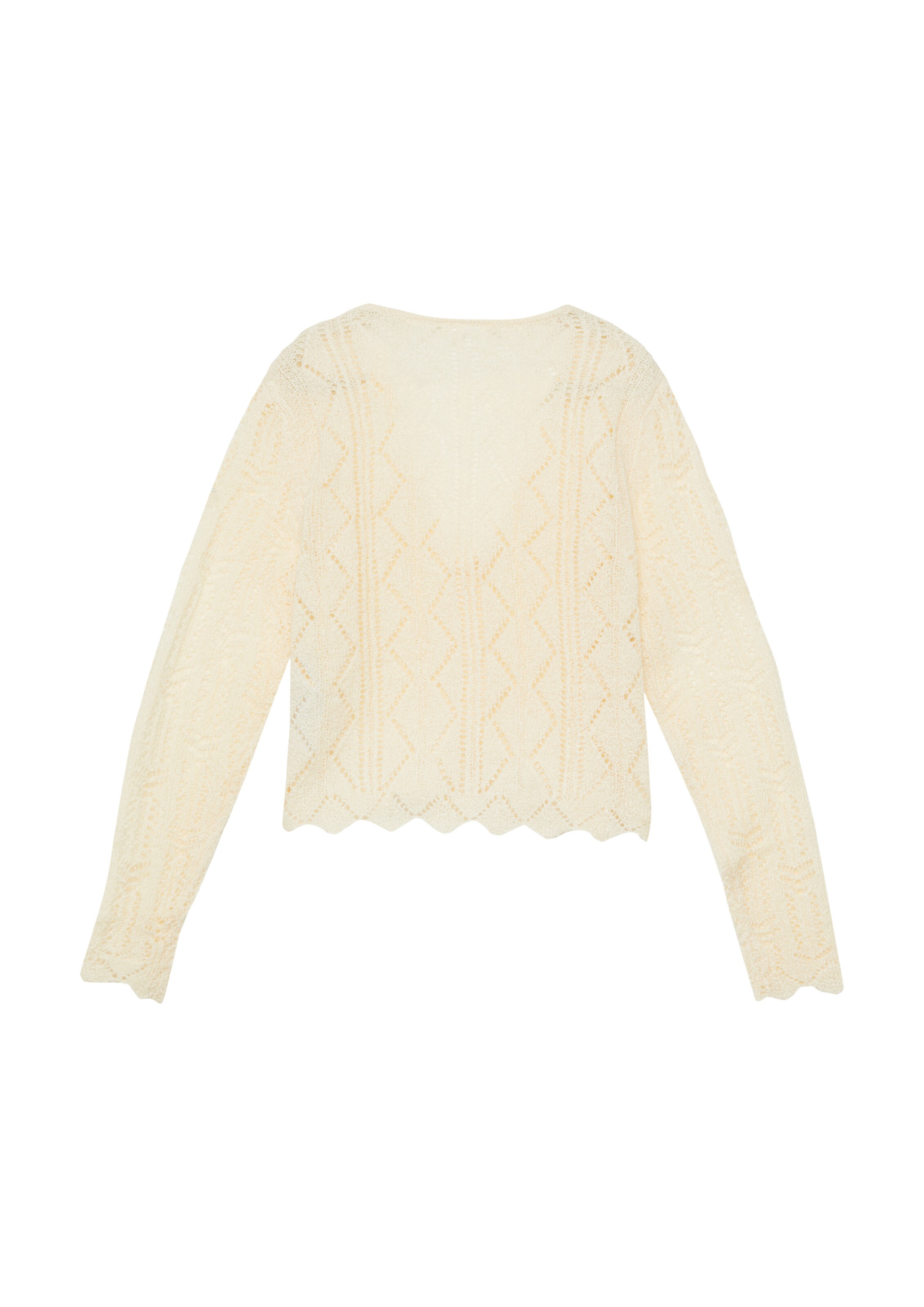 s.Oliver Gebreid vest in Beige