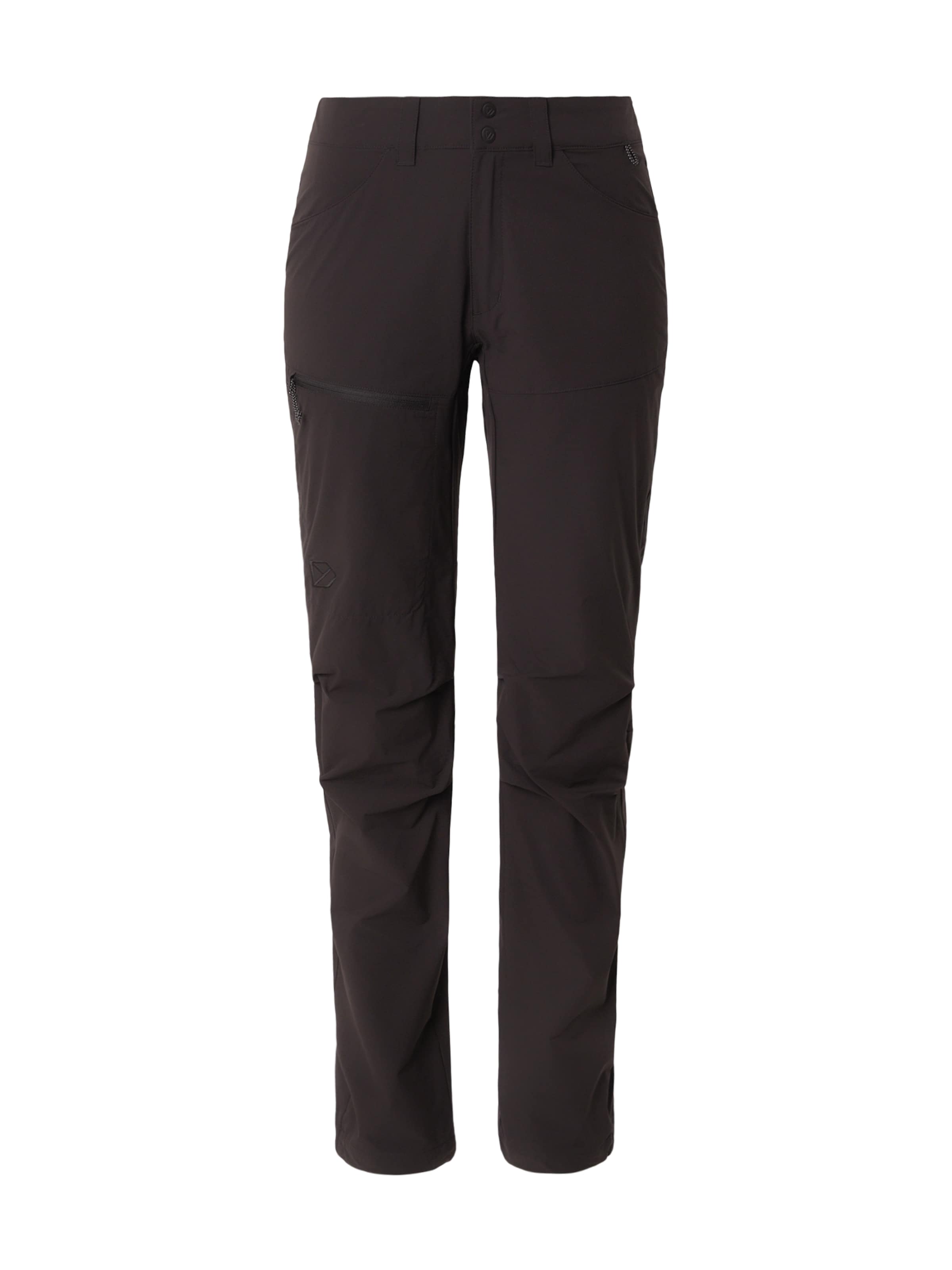 Didriksons Normální Outdoorové kalhoty 'JUNA' – černá: přední strana
