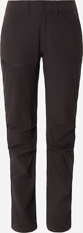 juoda Didriksons Standartinis Laisvalaikio kelnės 'JUNA': priekis