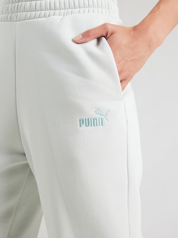 PUMA Конический (Tapered) Спортивные штаны 'ESS Small No. 1' в Зеленый