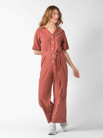 Klitmøller - Macacões ' Marna ' em laranja: frente