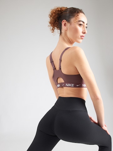 Bustier Soutien-gorge de sport 'INDY' NIKE en noir