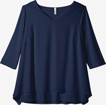 SHEEGO Bluse in Blau: predná strana