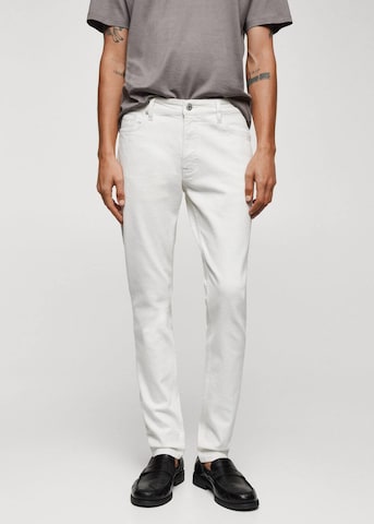MANGO MAN Skinny Jeans 'billy' in White: front