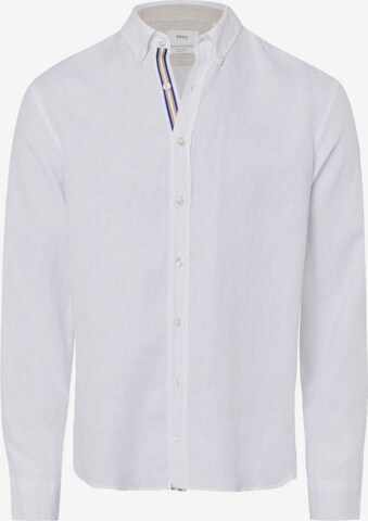 BRAX Button Up Shirt 'DIRK' in White: front