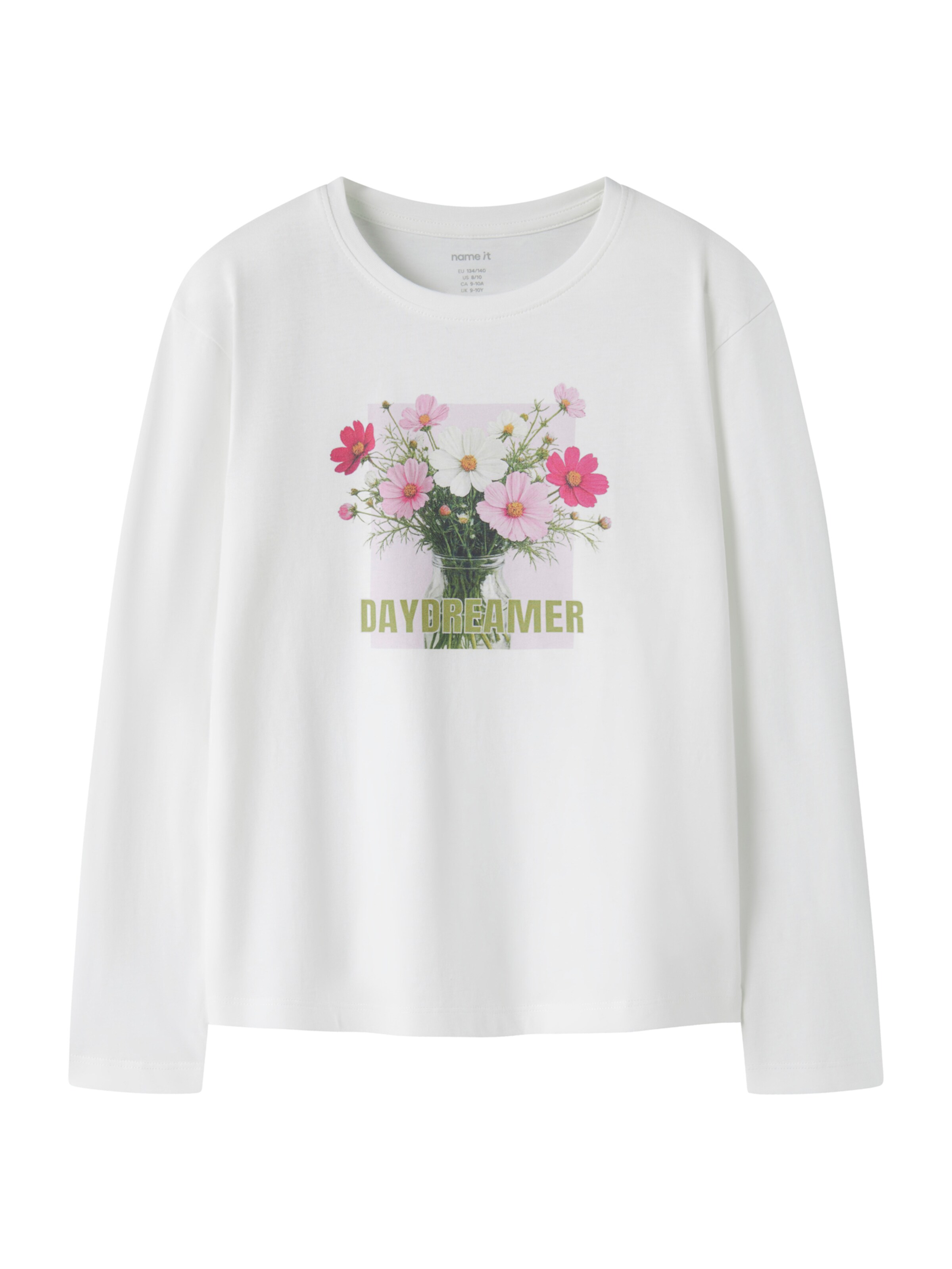 T-Shirt 'NKFVOTEA' NAME IT en blanc : devant