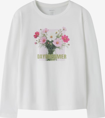 T-Shirt 'NKFVOTEA' NAME IT en blanc : devant
