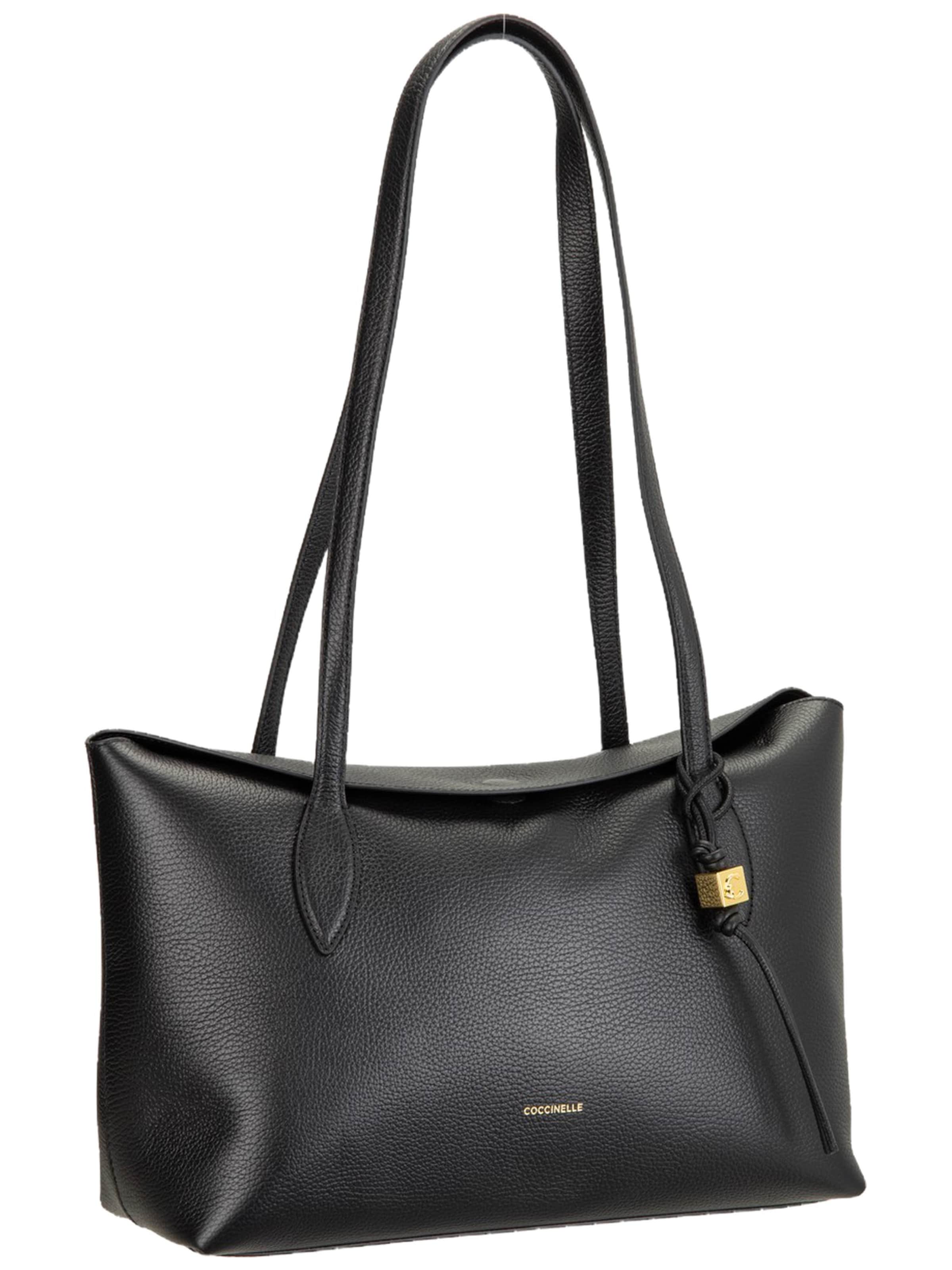 Coccinelle Shopper ' Coccinellethess ' in Black: front