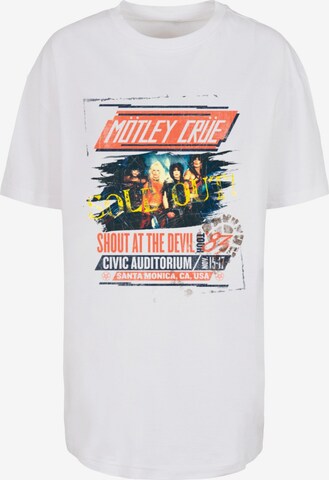 Maglietta 'Motley Crue - SATD Tour' di Merchcode in bianco: frontale