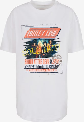 Merchcode Shirt  'Motley Crue - SATD Tour' in Weiß: predná strana