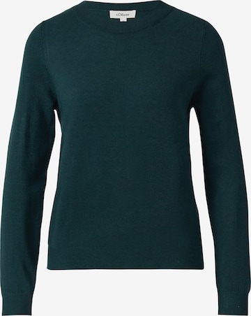 s.Oliver Pullover in Grün: Vorderseite