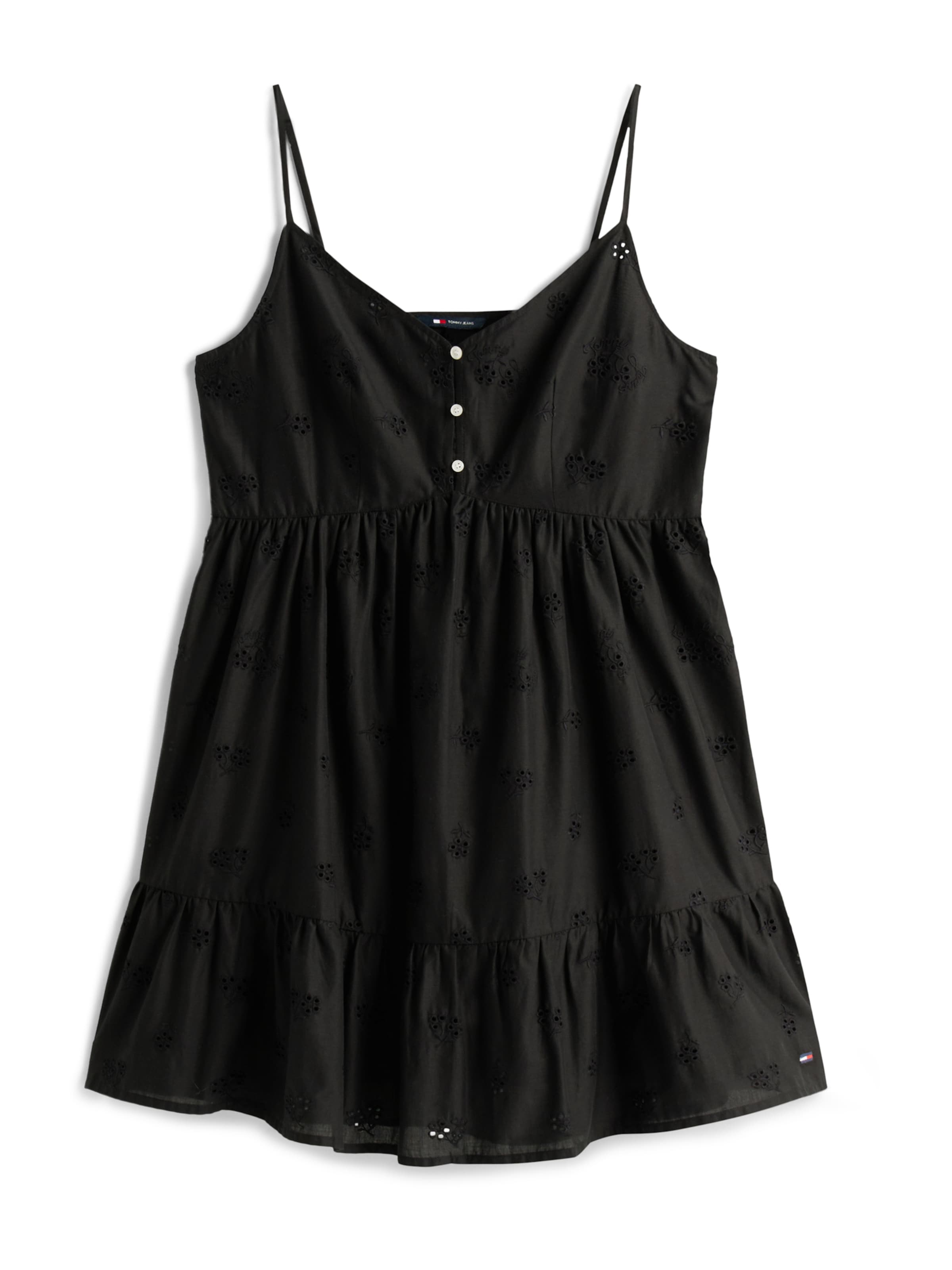 Tommy Jeans Suvekleit, värv must: eest vaates