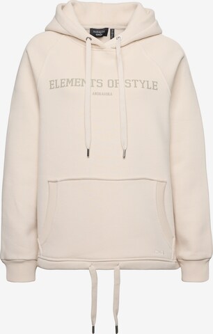 Decay Sweatshirt in Beige: front