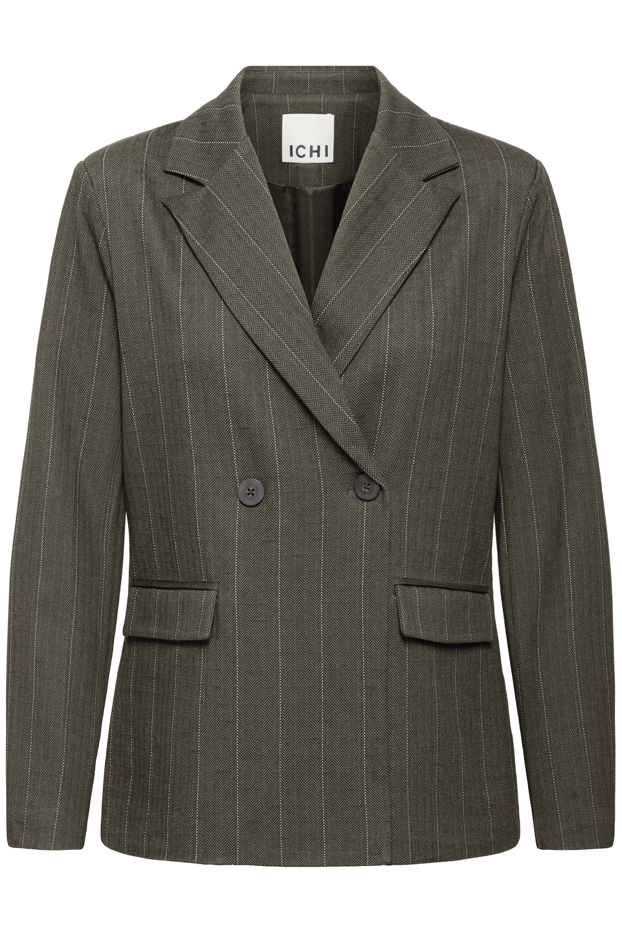 ICHI Blazer 'IHKATE' in Green: front