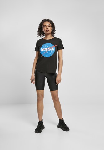 Merchcode T-Shirt 'NASA Insignia' in Schwarz