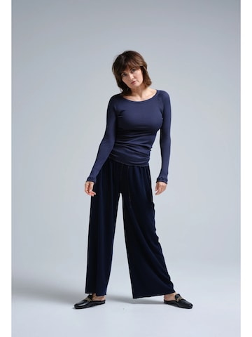 Pull-over 'Silky' Seamless Basic en bleu