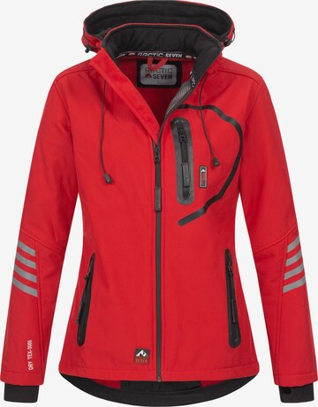 Arctic Seven Outdoor Jacket in Red: front