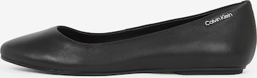 Ballerines Calvin Klein en noir : devant