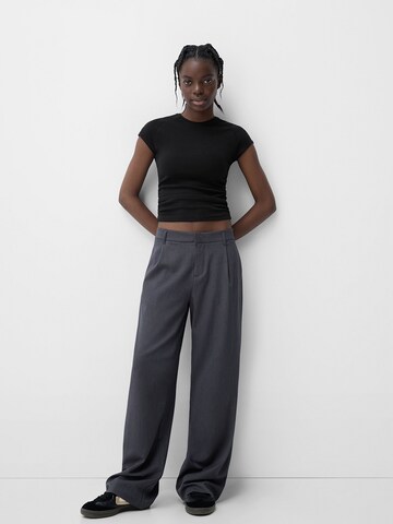 Bershka Shirt in Grey