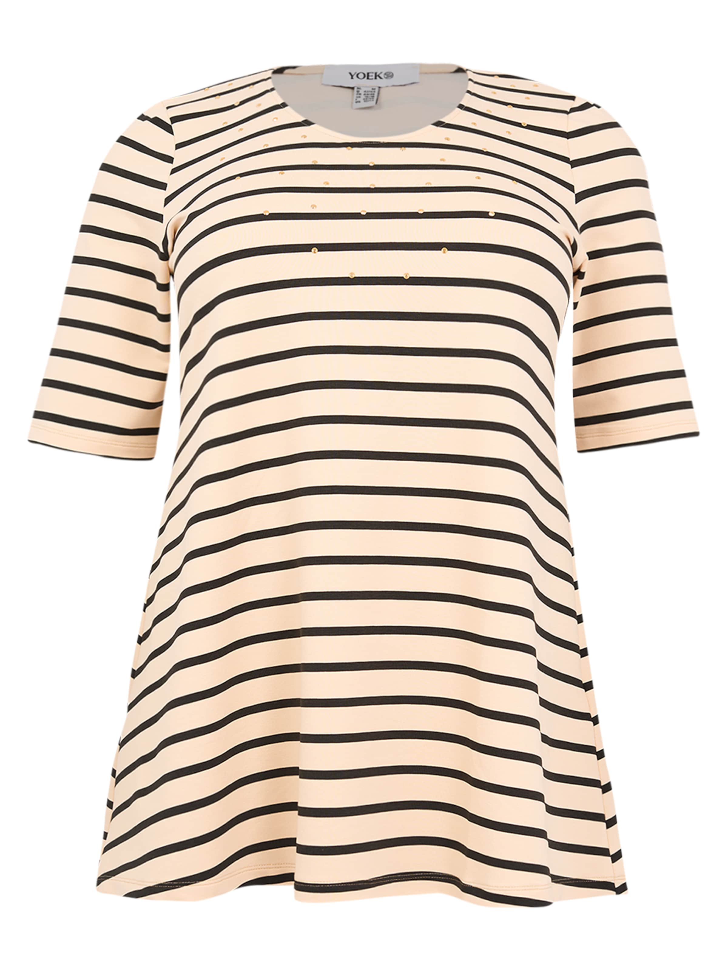 YOEK Tunika in Beige: Vorderseite