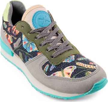 Baskets basses 'Flutterby' inkkas en gris : devant