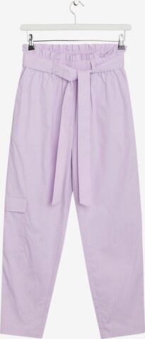 BZR - Loosefit Calças 'Tuva' em roxo: frente