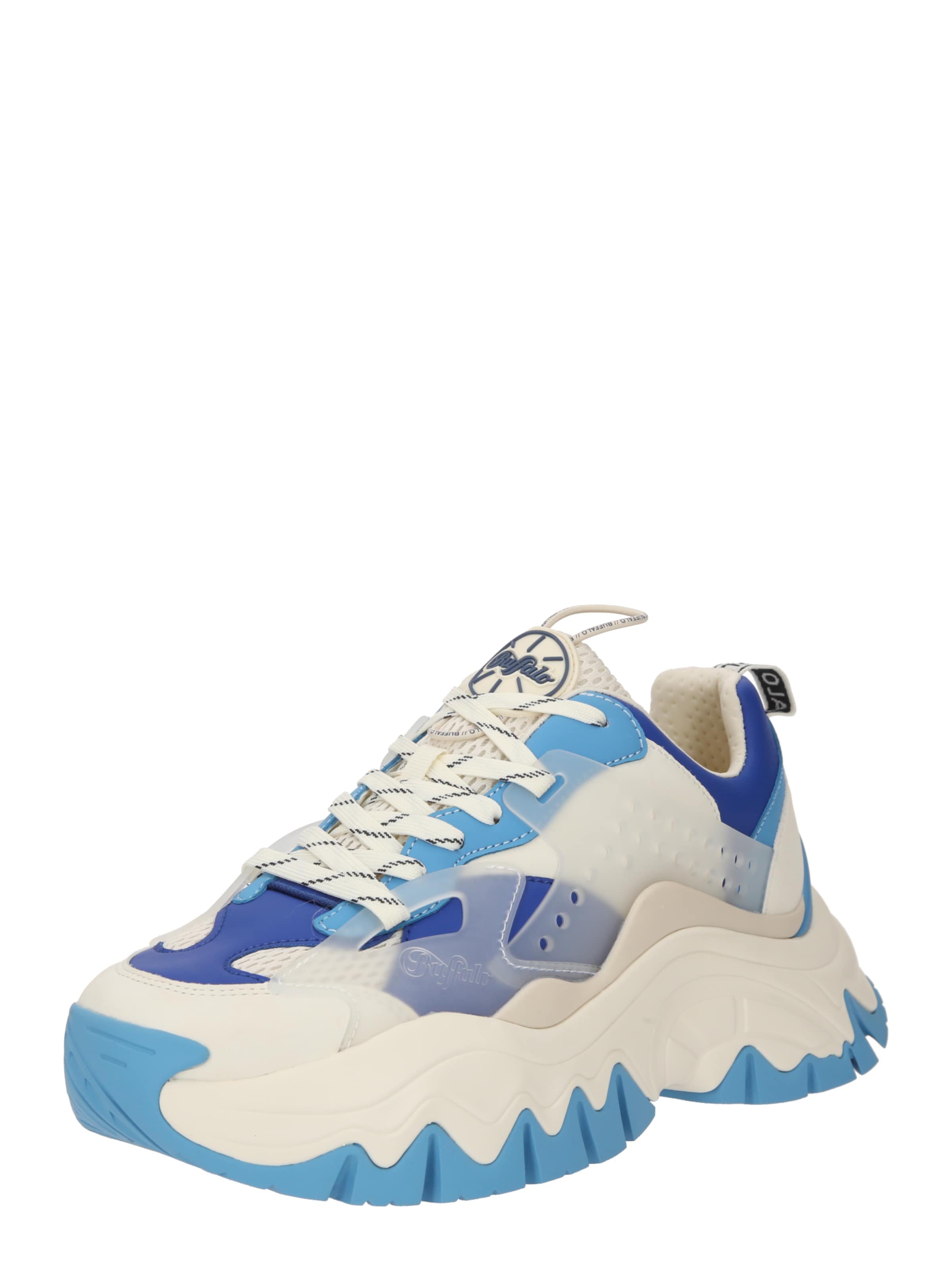 Baskets basses BUFFALO en blanc : devant