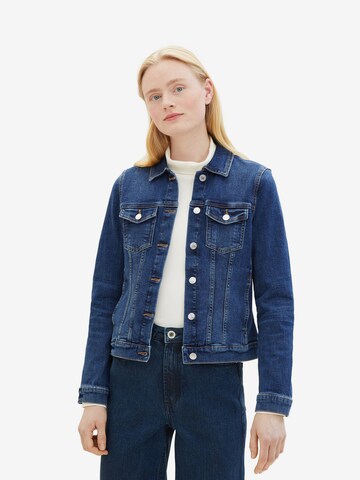 TOM TAILOR DENIM Between-season jacket in Blue: front