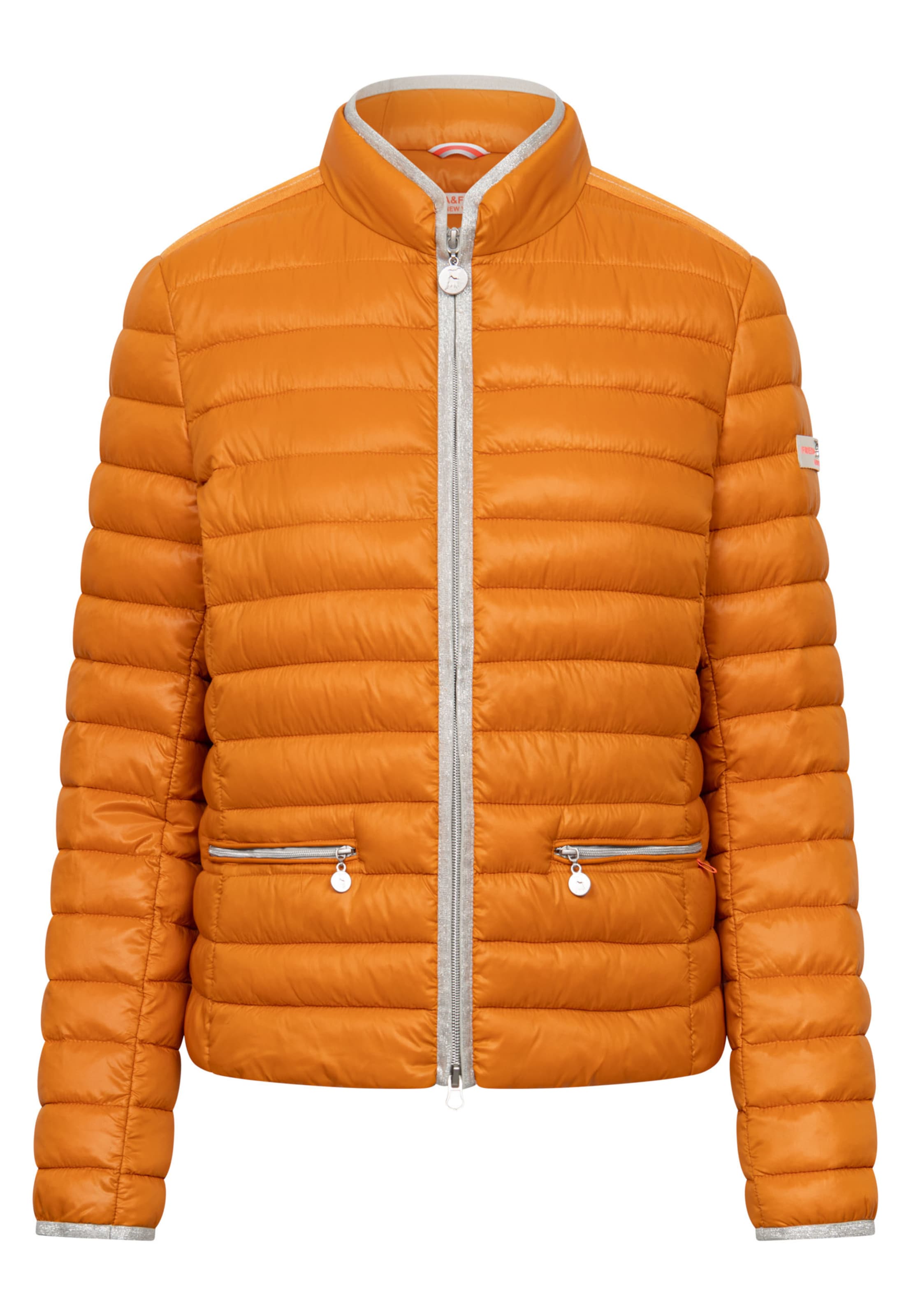 Frieda & Freddies NY Between-Season Jacket in Orange: front