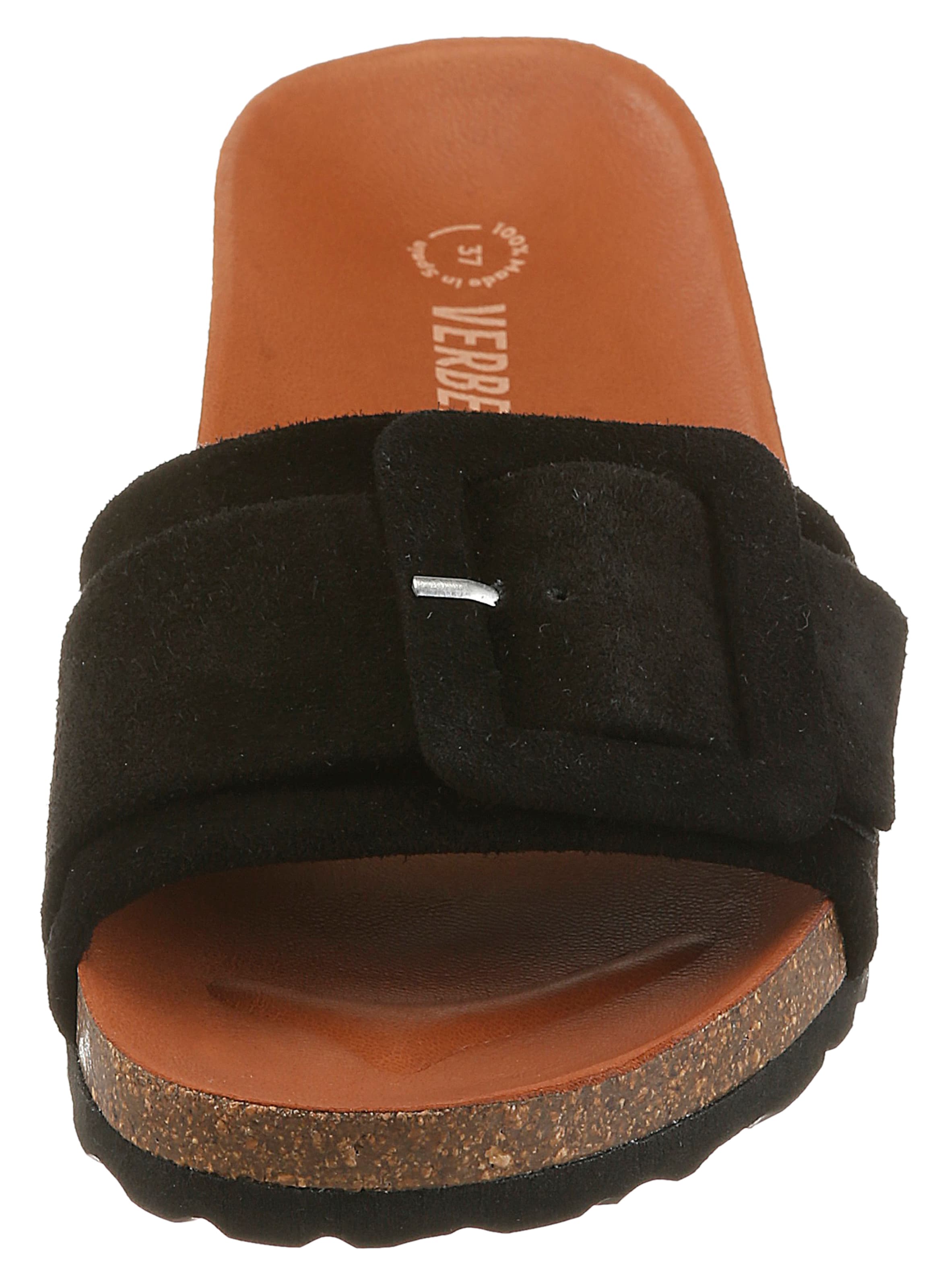 VERBENAS Pantolette in Schwarz