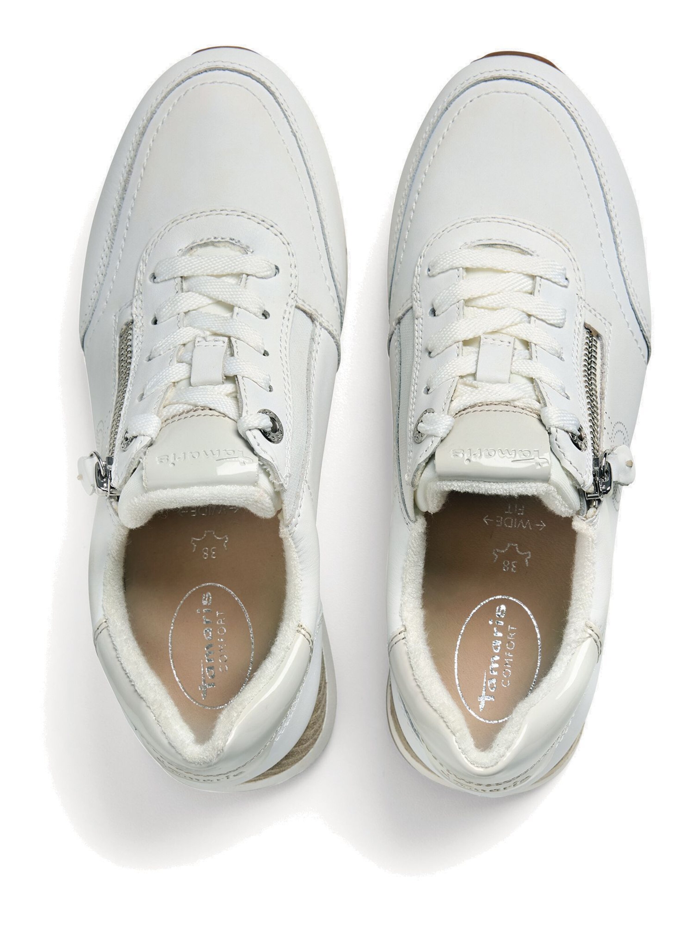 Baskets basses Tamaris en blanc