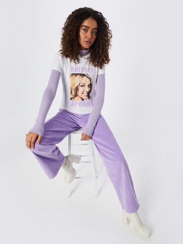 ONLY Shirt 'BRITNEY SPEARS' in White