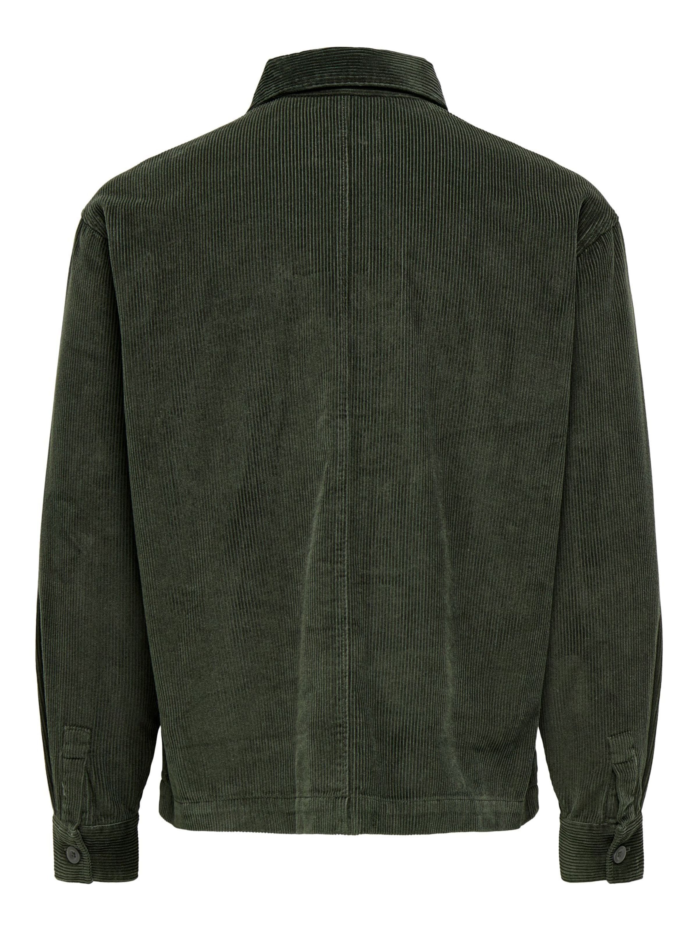 Coupe regular Chemise 'ONSSimon' Only & Sons en vert