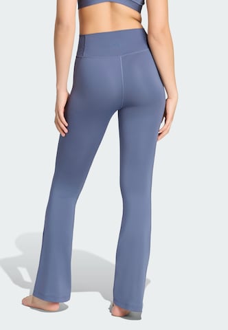 ADIDAS PERFORMANCE Flared Sportbroek 'All Me Essentials' in Blauw