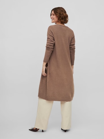 VILA Knitted Coat 'Ril' in Brown