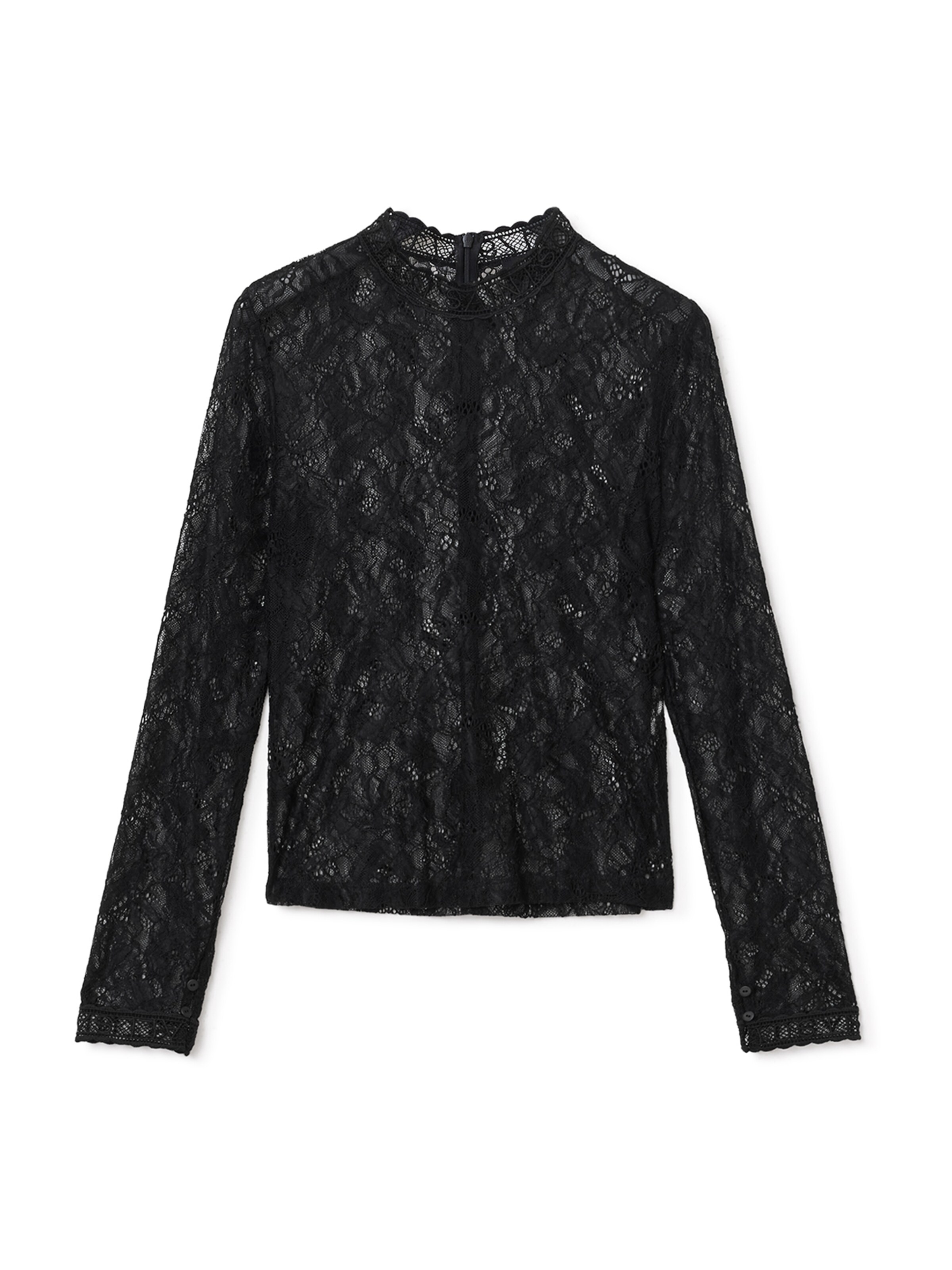 AllSaints Μπλουζάκι &#x27;ARIA&#x27; σε μαύρο: μπροστά