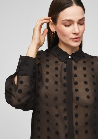 s.Oliver BLACK LABEL Blouse in Zwart