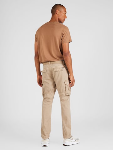 Regular Pantalon cargo 'Villiam' INDICODE JEANS en beige